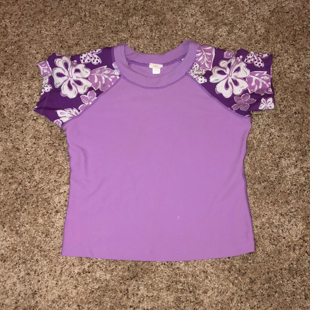 🌟 Host Pick 🌟 Girls swim shirt